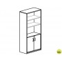 ARMARIO ROCADA CON 3 ESTANTES Y DOS PUERTAS ENTERAS SERIE STORE 156X90X45 ACABADO AA01 HAYA/HAYA