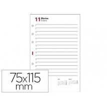 RECAMBIO AGENDA FINOCAM 601 ANUALIDAD -115X75 MM 2 DIAS PAGINA TEXTO EN CATALAN