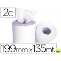 PAPEL SECAMANOS 2 CAPAS 199 MM X 135 MT -MANDRIL 76 MMDIAMETRO 197 MM