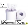 PAPEL SECAMANOS 2 CAPAS 199 MM X 135 MT -MANDRIL 76 MMDIAMETRO 197 MM