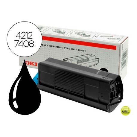 TONER OKI C5100/C5200/C5300/C5400 NEGRO TIPO C6 (5.000PAG APROX)