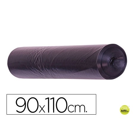SACO BASURA NEGRO 90X110 GALGA 200 -ROLLO DE 10 UNIDADES