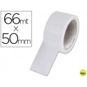 CINTA ADHESIVA Q-CONNECT POLIPROPILENO BLANCA 66 MT X 50 MM -PARA EMBALAJE
