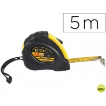 FLEXOMETRO Q-CONNECT DE 5 MT CON FRENO MATERIAL ANTICHOQUE 19 MM DE ANCHO