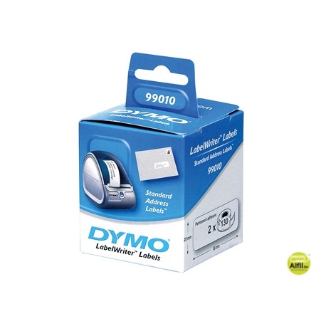 ETIQUETA ADHESIVA DYMO 99019 -TAMAÑO 59X190 MM PARA IMPRESORA 400 110 ETIQUETAS USO LOMO ARCHIVADORE