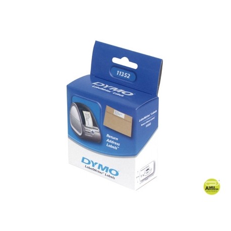 ETIQUETA ADHESIVA DYMO 11352 -TAMAÑO 25X54 MM PARA IMPRESORA 400 260 ETIQUETAS USO REMITE