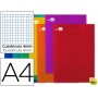 LIBRETA LIDERPAPEL WRITE A4 80 HOJAS 60G/M2 CUADRO 4MM CON MARGEN