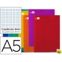 LIBRETA LIDERPAPEL WRITE A5 80 HOJAS 60G/M2 CUADRO 4MM CON MARGEN