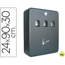CENICERO BUZON Q-CONNECT METALICO 240X90X300 MM