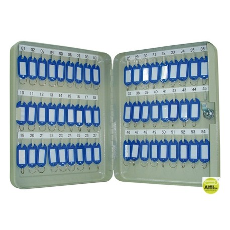 ARMARIO METALICO PORTALLAVES Q-CONNECT 300X240X60 MM PARA 54 LLAVES