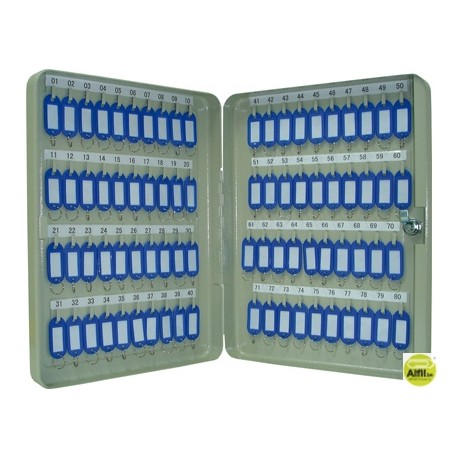 ARMARIO METALICO PORTALLAVES Q-CONNECT 370X280X60 MM PARA 80 LLAVES