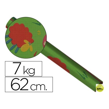 PAPEL FANTASIA KRAFT 4218 BOBINA 62 CM. 7 KG