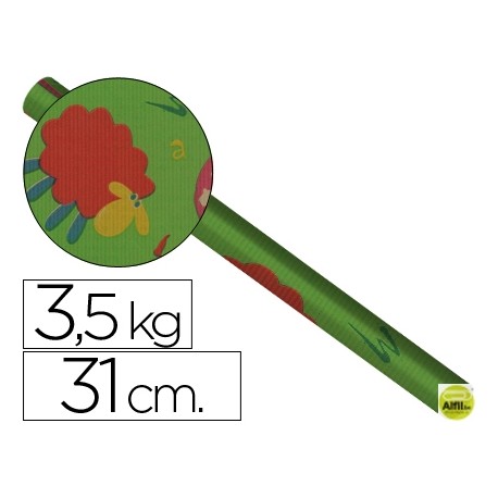 PAPEL FANTASIA KRAFT 4218 BOBINA 31 CM. 3,5 KG