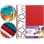 CARTON ONDULADO LIDERPAPEL 50 X 70CM 161G/M2 ROJO