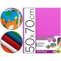CARTON ONDULADO LIDERPAPEL 50 X 70CM 161G/M2 FUCSIA