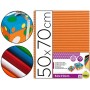 CARTON ONDULADO LIDERPAPEL 50 X 70CM 161G/M2 NARANJA