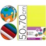 CARTON ONDULADO LIDERPAPEL 50 X 70CM 161G/M2 AMARILLO LIMON