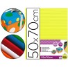 CARTON ONDULADO LIDERPAPEL 50 X 70CM 161G/M2 AMARILLO LIMON