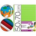 CARTON ONDULADO LIDERPAPEL 50 X 70CM 161G/M2 VERDE PISTACHO