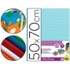 CARTON ONDULADO LIDERPAPEL 50 X 70CM 161G/M2 CELESTE