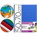 CARTON ONDULADO LIDERPAPEL 50 X 70CM 161G/M2 AZUL