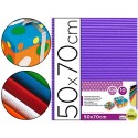 CARTON ONDULADO LIDERPAPEL 50 X 70CM 161G/M2 VIOLETA