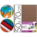 CARTON ONDULADO LIDERPAPEL 50 X 70CM 161G/M2 MARRON