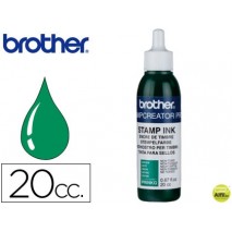 TINTA PARA REENTINTADO VERDE 20 CC PARA SELLOS AUTOMATICOS BROTHER