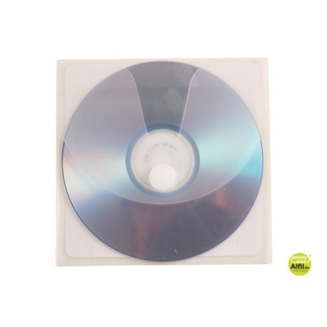 SOBRE PARA CD Q-CONNECT POLIPROPILENO AUTOADHESIVO CONVELCRO