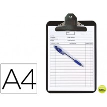 PORTANOTAS Q-CONNECT POLIPROPILENO NEGRO DIN A4