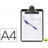 PORTANOTAS Q-CONNECT POLIPROPILENO NEGRO DIN A4