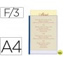 PORTA MENUS LIDERPAPEL PVC DIN A4 CON 3 FUNDAS