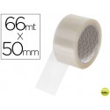 CINTA ADHESIVA Q-CONNECT POLIPROPILENO TRANSPARENTE 66 MT X 50 MM -PARA EMBALAJE -BAJO RUIDO