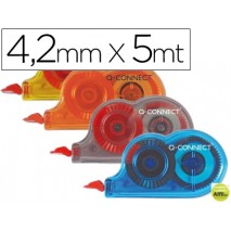 CORRECTOR Q-CONNECT CINTA MINIBLANCO 4,2MM.X 5 M