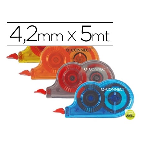 CORRECTOR Q-CONNECT CINTA MINIBLANCO 4,2MM.X 5 M