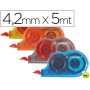 CORRECTOR Q-CONNECT CINTA MINIBLANCO 4,2MM.X 5 M