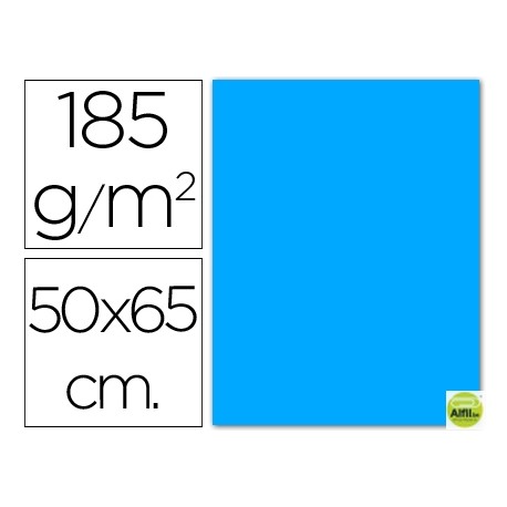CARTULINA GUARRO AZUL MALDIVAS-50X65 CM -185 GR