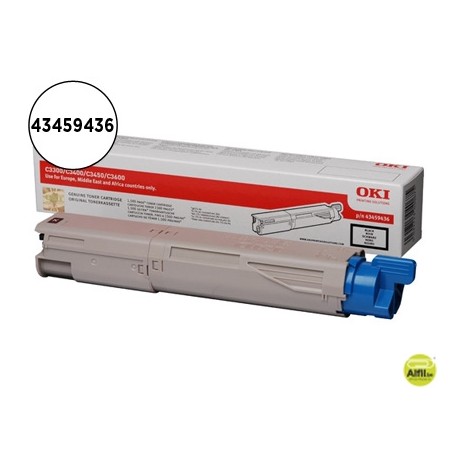 TONER OKI C3300/3400/3450 NEGRO -1.500 PAG-