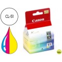 INK-JET CANON IP2200/6210D/ 6220D MP150/170/450 TRICOLOR ALTO RENDIMIENTO CL-51