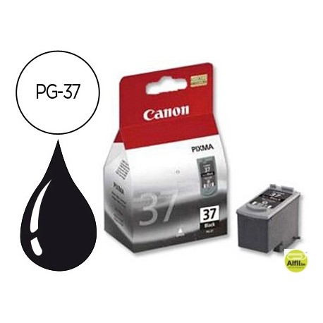 INK-JET CANON IP1800/2500 NEGRO PG-37