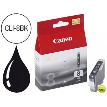 INK-JET CANON IP4200 4300 5200 5200R 5300 6600D 6700D MP500 530 600 800, PRO 9000 -NEGRA CLI-8BK