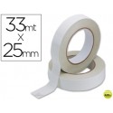CINTA ADHESIVA Q-CONNECT DOBLE CARA 33 MT X 25 MM