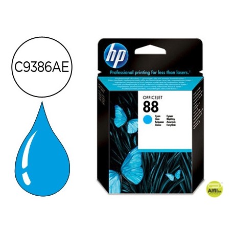 INK-JET HP OFFICEJET 7580/7780OFFICEJET PRO SERIE K550/5400 L7000 N.88 CIAN 22,8 ML