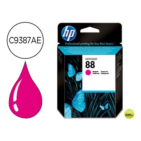 INK-JET HP OFFICEJET 7580/7780OFFICEJET PRO SERIE K550/5400 L7000 N.88 MAGENTA 22,8 ML