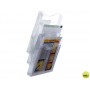 EXPOSITOR MURAL ARCHIVO 2000 DE PARED 3 BANDEJAS DIN A4 TRANSPARENTE 155X239X445 MM SEPARADORES MOVI
