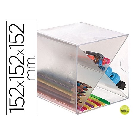 ARCHICUBO ARCHIVO 2000 ASPA ORGANIZADOR MODULAR PLASTICO 152X152X152 MM INCLUYE 2 CLIPS DE SUJECION