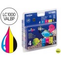 INK-JET BROTHER LC-1000 PACK NEGRO/CIAN/MAGENTA Y AMARILLO