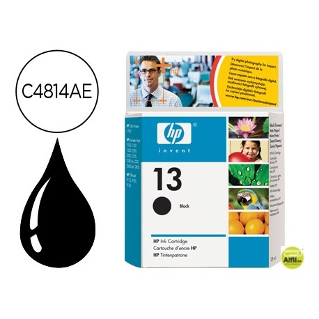 INK-JET HP OFFICEJET 9100/9120/9130 OFFICEJET PRO SERIE K850BUSINESS 1000/2000 NEGRO N.13 -28ML- -10