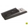 REPOSAMUNECAS 3M PARA TECLADO MAS SUPERFICIE PARA RATON PIELNEGRA LINEA PREVENCION TOTAL WR422LE
