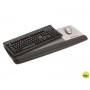 REPOSAMUNECAS 3M PARA TECLADO MAS SUPERFICIE PARA RATON PIELNEGRA LINEA PREVENCION TOTAL WR422LE